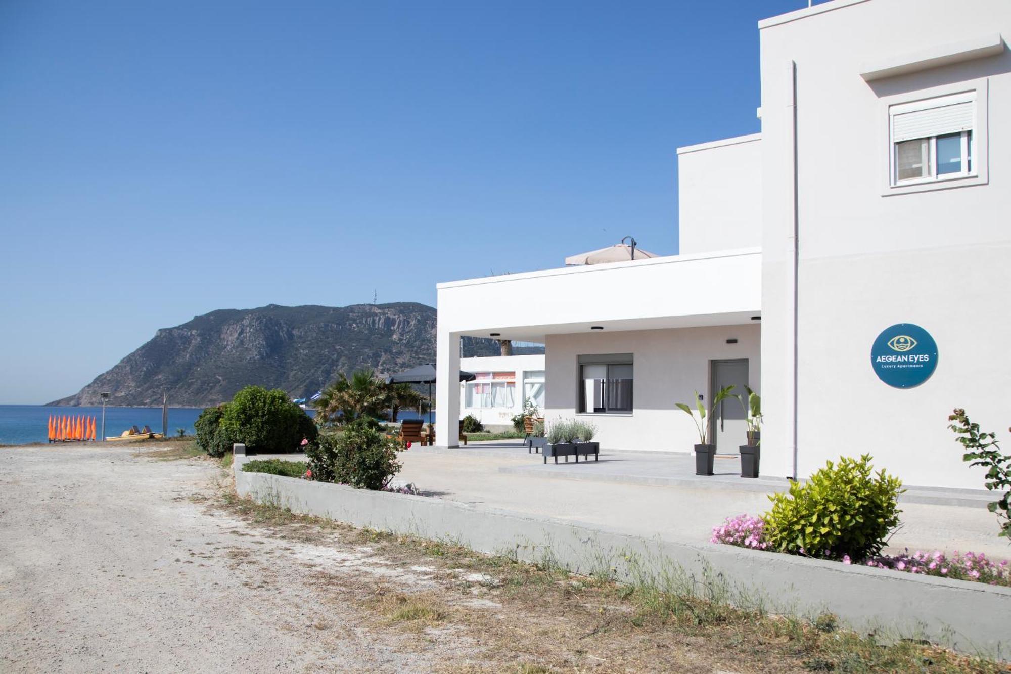 Вилла Aegean Eyes 3Bd House Βy The Sea Кефалос Экстерьер фото